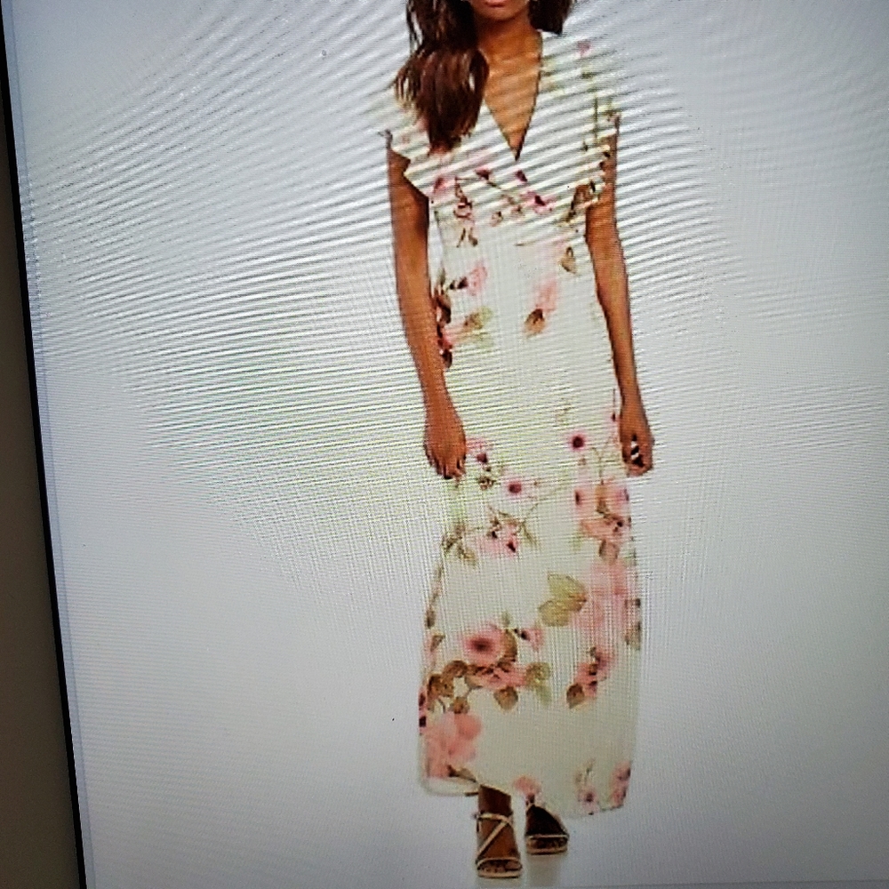 Leslie Fay Floor Length Summer Dress